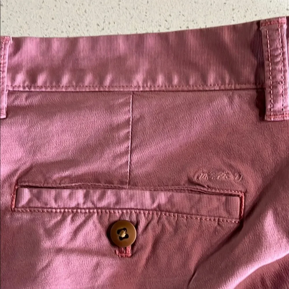 johnnie-O Soft Pink Stretch Cotton/Modal Shorts Size 32